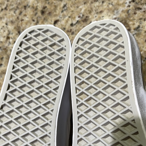 Triple White Slip On Vans - Picture 6 of 9